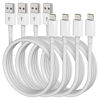 Picture of iPhone Charger 6 Feet Apple Certified MFi, Lightning Cable 6ft Fast Charging Compatible with iPhone 14 13 12 11 Pro Max XR XS X 8 7 Plus 6S iPad Pro Airpods (4 Pack)