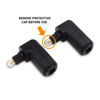 Picture of Cable Matters 2-Pack Right Angle Toslink Adapter (Toslink Extension) Male to Female