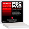 Picture of PEC-PAD Lint Free Wipes 4”x4” Non-Abrasive Ultra Soft Cloth for Cleaning Sensitive Surfaces Like Camera, Lens, Filters, Film, Scanners, Telescopes, Microscopes, Binoculars. (25 Sheets Per/Pkg)