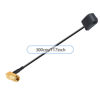 Picture of POBADY Car GPS Antenna 1575 MHz SMA Male Right Angle Connector with 3M GPS SMA Antenna Extension Cable RG174 Magnetic Base for Car Vehicles GPS Navigation System GPS Receivers Car DVR