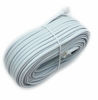 Picture of iMBAPrice 100 Feet Long Telephone Extension Cord Phone Cable Line Wire - White