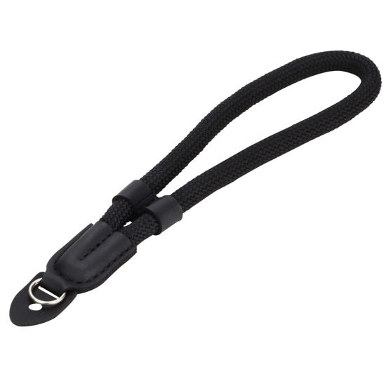 Picture of Camera Wrist band Strap,Quick Release,Safety Tether,Adjustable Climbing Rope Woven Cowhide for Lecai M11/M10/M10-R/M10-P/Q2/Q (Typ 116)/ M-P (Typ 240)/M (Typ 262)/M-E Typ 220/M9-P Black