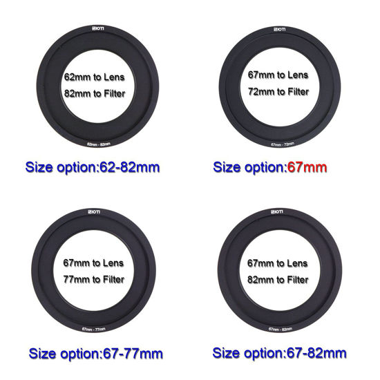 Picture of SIOTI 100mm Square Z Series Metal Adapter Ring only for SIOTI Metal Modular Filter Holder (67-82)