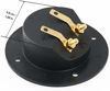 Picture of YTYKINOY 2 Pcs Black 3" Round 2-Way Speaker Box Terminal Binding Post Screw Cup Connector Subwoofer Plug