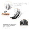 Picture of Lash Clusters DIY Eyelash Extensions 72 Pcs Cluster Eyelash Extensions 8-16mm Cluster Lashes D Curl Lash Clusters Thin Stem Eyelash Clusters Reusable Makeup for Self-application (Common R-07 D 8-16mm)