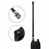 Picture of UAYESOK Handheld Cb Radio Antenna 27MHz BNC Radio Scanner Antenna Flexible Soft Whip for Cobra Midland Uniden Portable Hand Held Cb Radio