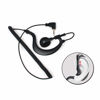 Picture of UAYESOK 3.5mm Police Receive/Listen Only Earpiece G Shape Soft Ear Hook Surveillance Headset for Two Way Radio, Radio Speaker Mic