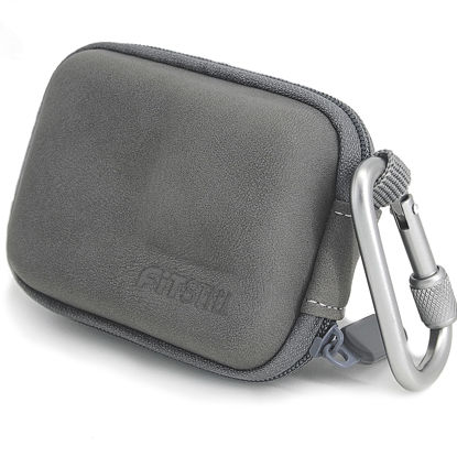 Picture of FiTSTILL Grey PU Mini Carrying Case for GoPro Hero 10/9/8/7/(2018)/6/5 Black,Hard Shell Travel Storage Case for DJI Osmo Action 2,AKASO,Campark,YI Action Camera and More…