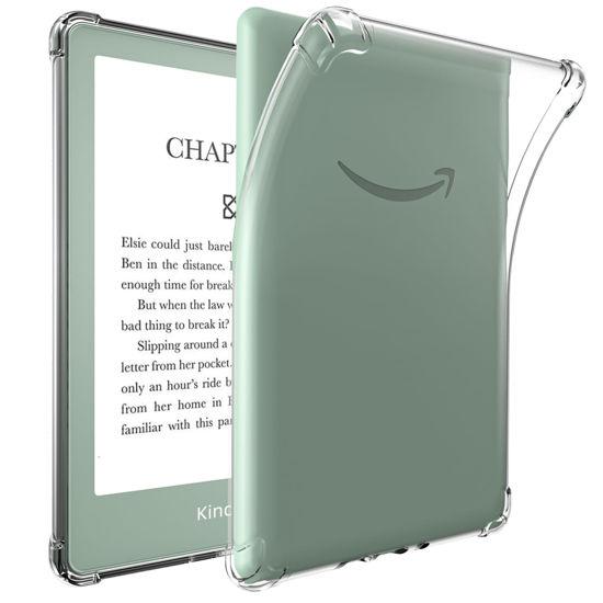 GetUSCart- HOTBAG Clear Case for 6.8 All-New Kindle Paperwhite 11th  Generation 2021 and Signature Edition TPU Back Cover, Ultra Slim  Lightweight Flexible Transparent TPU Soft Skin Bumper Back Cover