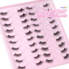 Picture of Half Lashes Natural Look Fluffy False Eyelashes Wispy 4 Styles Cat Eye Lashes 3D Natural Volume Accent Lashes 20 Pairs Pack by Yawamica