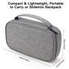 Picture of Tech Organizer Travel Case for Charger & Cords, Cables, Portable Hard Drive, Electronics Accessories (Small, Dark Grey)