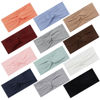 Picture of 12 Pcs Stretchy Headbands for Women, Absorbed Sport Headband Soft Twist Headbands for Daily Life Yoga Workout