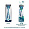 Picture of Preserve Shave 5 Five Blade Refillable Razor, Made from Recycled Materials, Navy Blue