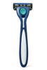 Picture of Preserve Shave 5 Five Blade Refillable Razor, Made from Recycled Materials, Navy Blue