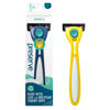 Picture of Preserve Shave 5 Five Blade Refillable Razor, Made from Recycled Materials, Sunshine Yellow