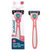 Picture of Preserve Shave 5 Five Blade Refillable Razor, Made from Recycled Materials, Coral Pink