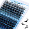 Picture of Individual Lashes 240pcs Large Tray 0.07mm 30P+40P D Curl Mix 15-20mm Lash Clusters Soft&Fluffy Cluster Lashes Mink Lash Extension Clusters Mixed Tray False Eyelashes By GEMERRY