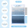 Picture of Individual Lashes Cluster Large Tray 240pcs Individual Lashes 0.07mm 10D/20D D Curl Mix 8-16mm Cluster Lashes Natural Lash Cluster Soft&Lightweight DIY Eyelash Extension By GEMERRY(10D/20D-0.07D, 8-16 Mix)