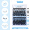 Picture of GEMERRY Individual Lashes 240pcs Large Tray 0.07mm 30P/40P C Curl Mix 8-16mm Lash Clusters Soft&Fluffy Cluster Lashes Mink Lash Extension Clusters Mixed Tray False lashes(30P/40P-0.07C, 8-16 Mix)