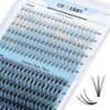 Picture of Individual Lashes Large Tray 240pcs 0.07mm 10D+20P C Curl Mix 8-16mm Lash Clusters Soft&Comfortable Cluster Lashes Mink Individual Lash Clusters Mixed Tray False Eyelashes By GEMERRY