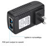 Picture of Bawofu 48V 24W 0.5A PoE Power Adapter Supply Injector Ethernet with US Wall Plug, IEEE 802.3af Compliant, 10/100Mbps, for IP Voip Phones Cameras PoE Devices, 2Pack