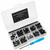 Picture of 132pcs Personal Computer Screw Standoffs Set Kit for Motherboard Box HDD SSD Fan - with Screwdriver