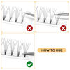 Picture of QUEWEL Volume Lashes Extensions 5D 0.07mm D Curl 11mm Short Stem Premade Fans Soft|Optinal 3D|4D|5D|6D|7D|8D 0.07/0.10mm C/D 8-20mm Mix-9-16mm 12-15mm 8-15mm|(5D 0.07D 11mm)