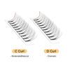 Picture of Volume Lash Extensions 6D 0.07mm C Curl Mix-8-15mm Short Stem Premade Fans Soft|Optinal 3D|4D|5D|6D|7D|8D 0.07/0.10mm C/D 8-20mm Mix-9-16mm 12-15mm 8-15mm|(6D 0.07C MIX8-15)