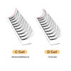 Picture of QUEWEL Volume Lashes Extensions 4D 0.10mm C Curl 15mm Short Stem Premade Fans Soft|Optinal 3D|4D|5D|6D|7D|8D 0.07/0.10mm C/D 8-20mm Mix-9-16mm 12-15mm 8-15mm|(4D 0.10C 15mm)