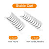 Picture of Volume Lash Extensions 3D-8D Premade Fans Eyelash Extensions Mixed Tray 9-16mm 12-15mm .07/.10 C/D Curl Premade Fans Volume Eyelash Extensions 8-20mm Long Stem Premade Lash Fans(6D .07C 11)