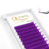 Picture of Easy Fan Volume Lashes .07 D Curl Purple Volume Lash Extensions 9-16mm Mixed Lash Tray Color Lashes Extension Self Fanning 2D-10D Volume Eyelash Extensions by QUEWEL (Purple 0.07 D 9-16mm)