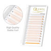 Picture of Volume Eyelash Extensions White 0.07mm C Curl Color Lash Extensions 15-20mm Mixed Lash Tray Rapid Blooming 3D 4D 5D 6D 8D 10D Easy Fan Volume Lashes Extensions by QUEWEL (White 0.07 C 15-20mm)