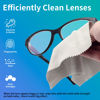 Picture of Face Shadow Microfiber Cleaning Cloth, Glasses Cleaning Cloth, Screen Cleaner for Cleaning Eye Glasses, Cell Phones, Camera Lenses(Pack of 4)