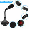 Picture of Microphone for Computer, LarmTek USB Microphone for Business Video Conference,Recording,Chat,Skype,Online Class,Mute Button with Led Indicator,Plug and Play Compatible with Laptop Pc MacBook…