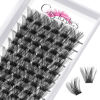 Picture of Lash Clusters DIY Eyelash Extensions 78pcs Crislashes Cluster Lashes D Curl 10mm Lash Clusters Wispy Eyelash Clusters Volume Lash Clusters DIY Cluster Eyelash Extensions for Home Use(H-D Curl-10mm)