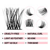 Picture of Cluster Eyelash Extensions, Crislashes Lash Clusters 78 PCS, Resuable Cluster Lashes, Soft Individual Cluster Lashes, 13 Rows DIY Eyelash Extensions at Home (F10 Mix 8-16mm)