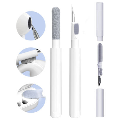 Picture of 3 in 1 Electronic Cleaner kit - YIUYIUPI Airpods Cleaning kit, Easy to Carry, Earbud Cleaning Kit with Soft Brush, Cleaning Pen for Airpods Pro1 2 3/Earbuds/Watch/Laptop/Phone/Cameras (3 in 1 Write)