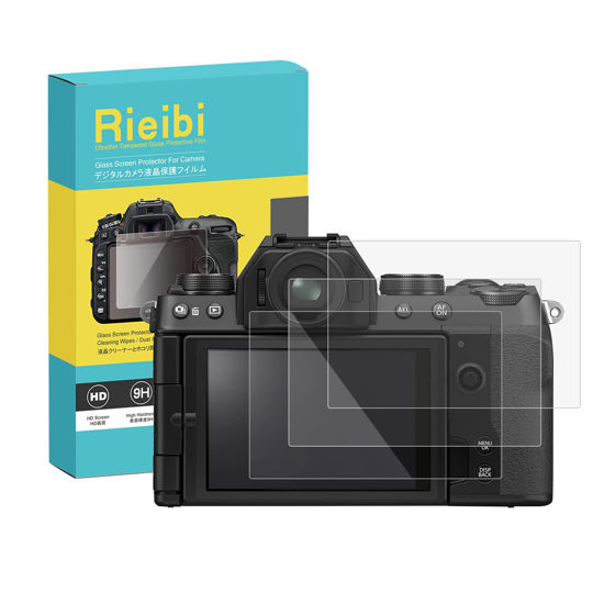 Picture of Rieibi (3 Packs) Screen Protector for Fujifilm X-S10 X-S20 X-T10 X-T20 X-T30/X-T30 II X-T100 Camera, Tempered Glass Film for Fuji XS10 XS20 XT10 XT20 XT30 XT100 XT30 II Anti-Scratch