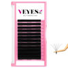 Picture of VEYES INC Easy Fan Volume Lash Extensions 03 05 07 J/B/L/C/CC/D/DD Curl 8-25mm Mixed & Single Length Tray, Matte Black Self Fanning Eyelashes, Professional Supplies for Lash Techs (0.05 C 8-16mm)