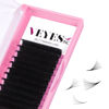 Picture of VEYES INC Eyelash Extension Easy Fan Volume Lashes Mixed Tray 0.03 C Curl 15-20mm, Self Fanning Lash Extension Supplies.Premium Faux Mink Lashes Jet Black