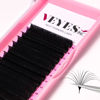 Picture of VEYES INC Eyelash Extension Easy Fan Volume Lashes Mixed Tray 0.03 DD Curl 8-16mm, Self Fanning Lash Extension Supplies.Premium Faux Mink Lashes Jet Black