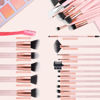 Picture of Real Perfection 16pcs Makeup Brushes Set with 1 Eyebrow Razor Premium Synthetic Foundation Blending Face Powder Eye Shadow Concealer Make Up Brushes Tool Kit