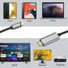 Picture of KUPOISHE USB C to HDMI Cable 4k 6ft, USBC Adapter for Monitor, Connector ChromeBook, USB-C Cord Mac MacBook pro 2022 iPad 2021 Surface 8 VivoBook Flip 14 Aspire 5 etc