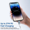 Picture of WishDirect USB C to Lightning Adapter, 2 Pack Type C Female to Lightning Male Adapter Fits iPhone 14/13/12/11/X/XR/XS/SE/8/7/6/iPad/iPod/AirPods, Support 27W PD Fast Charging and Data Transfer