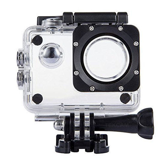 Picture of TEKCAM Professional SJ4000 WiFi Waterproof Case Protective Compatible with AKASO EK7000 EK5000/DBPOWER/Prymax 4K/COOAU/GeeKam/RUNME R2 Waterproof Sport Action Camera