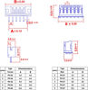 Picture of Taiss 580PCS JST PH Connector kit 2.0mm 2/3/4/5/6Pin Housing,Female and Male Adapter Cable Connector Plug,PH2.0mm Female Pin Connectors,JST Connector F-066-580PCS