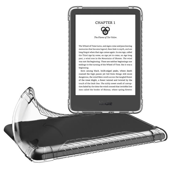 Picture of MoKo Case for 6" All-New Kindle (11th Generation-2022 Release), Ultra Clear Soft Flexible Transparent TPU Skin Bumper Back Cover Shell, Clear