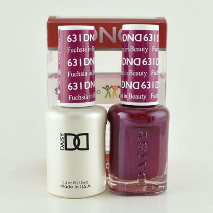 Picture of DND Gel Set (DND 631 Fuchsia in Beauty)