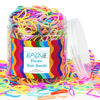 Picture of EAONE 1500Pcs Small Hair Bands Baby Hair Ties Tiny Elastics Rubber Bands for Girls and Women with Box Packaged, Assorted Rainbow Colors