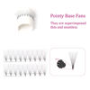 Picture of Volume Lash Extensions 6D 0.07 Lash Fans D Curl Mixed Tray 8-14mm FADLASH Premade Volume Eyelash Extensions Pointed Base Middle Stem Lash Extension Supplies (6D-0.07-D, Mix 8-14mm)